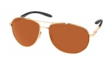 Costa Del Mar Wingman Sunglasses Gold Frame Sunglasses - Copper Glass/COSTA 580