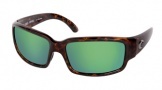 Costa Del Mar Caballito Sunglasses Shiny Tortoise Frame Sunglasses - Gray Glass/COSTA 580