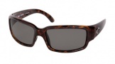 Costa Del Mar Caballito Sunglasses Shiny Tortoise Frame Sunglasses - Silver Mirror Glass/COSTA 580