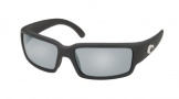 Costa Del Mar Caballito Sunglasses Shiny Black Frame Sunglasses - Blue Mirror Glass/COSTA 580