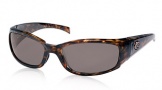 Costa Del Mar Hammerhead Sunglasses Shiny Tortoise Frame Sunglasses - Green Mirror / 400G