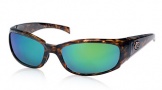 Costa Del Mar Hammerhead Sunglasses Shiny Tortoise Frame Sunglasses - Gray / 580G