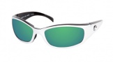 Costa Del Mar Hammerhead Sunglasses White-Black Frame Sunglasses - Copper / 580G