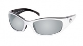 Costa Del Mar Hammerhead Sunglasses White-Black Frame Sunglasses - Gray / 580G