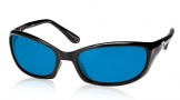Costa Del Mar Harpoon Sunglasses Shiny Black Frame Sunglasses - Copper / 580G