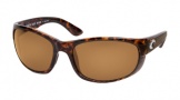 Costa Del Mar Howler Sunglasses Shiny Tortoise Frame Sunglasses - Gray Glass/COSTA 400