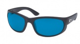 Costa Del Mar Howler Sunglasses Shiny Black Frame Sunglasses - Amber Glass/COSTA 400