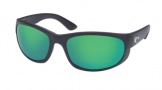 Costa Del Mar Howler Sunglasses Shiny Black Frame Sunglasses - Copper Glass/COSTA 580