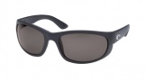 Costa Del Mar Howler Sunglasses Shiny Black Frame Sunglasses - Gray / 580P