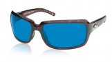 Costa Del Mar Isabela Sunglasses Shiny Tortoise Frame Sunglasses - Green Mirror / 400G