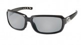 Costa Del Mar Isabela Sunglasses Shiny Black Frame Sunglasses - Gray / 580G