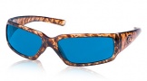 Costa Del Mar Rincon Sunglasses Shiny Tortoise Frame Sunglasses - Blue Mirror Glass/COSTA 400