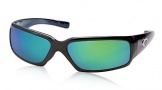 Costa Del Mar Rincon Sunglasses Shiny Black Frame Sunglasses - Amber Glass/COSTA 400