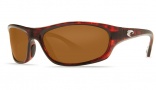 Costa Del Mar Rincon Sunglasses Shiny Black Frame Sunglasses - Blue Mirror Glass/COSTA 400