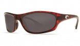 Costa Del Mar Rincon Sunglasses Shiny Black Frame Sunglasses - Green Mirror Glass/COSTA 400