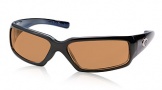 Costa Del Mar Rincon Sunglasses Shiny Black Frame Sunglasses - Amber CR 39/COSTA 400
