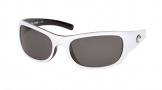 Costa Del Mar Riomar - White-Black Frame Sunglasses - Gray Glass/COSTA 580