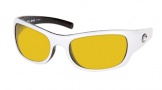 Costa Del Mar Riomar - White-Black Frame Sunglasses - Sunrise Glass/COSTA 400