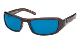 Costa Del Mar Santa Rosa Sunglasses Shiny Tortoise Frame Sunglasses - Amber Glass/COSTA 400