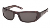 Costa Del Mar Santa Rosa Sunglasses Shiny Tortoise Frame Sunglasses - Blue Mirror Glass/COSTA 400