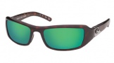 Costa Del Mar Santa Rosa Sunglasses Shiny Tortoise Frame Sunglasses - Copper Glass/COSTA 580