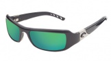 Costa Del Mar Santa Rosa Sunglasses Shiny Black Frame Sunglasses - Copper Glass/COSTA 580