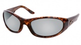 Costa Del Mar Swordfish - Shiny Tortoise Frame Sunglasses - Silver Mirror Glass/COSTA 580