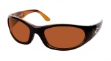 Costa Del Mar Swordfish - Black Tortoise Frame Sunglasses - Copper Glass/COSTA 580
