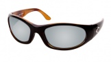 Costa Del Mar Swordfish - Black Tortoise Frame Sunglasses - Silver Mirror Glass/COSTA 580