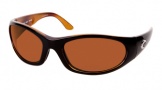 Costa Del Mar Swordfish - Black Tortoise Frame Sunglasses - Vermillion Glass/COSTA 400