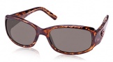 Costa Del Mar Vela Sunglasses Shiny Tortoise Frame Sunglasses - Gray / 580P
