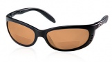 Costa Del Mar Fathom C-Mates Bifocals Sunglasses - Matte Black/Amber 1.75 Polarized Bifocal