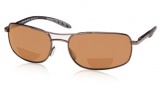 Costa Del Mar Seven Mile C-Mates Bifocals Sunglasses - Satin Gunmetal/Amber 1.75 Polarized