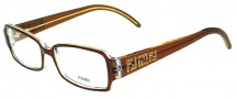 Fendi F664R Eyeglasses Eyeglasses - Clear Wood