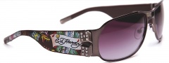 Ed Hardy EHS 037 Winner Take All Sunglasses - Gunmetal