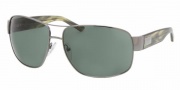 Prada PR 61LS Sunglasses Sunglasses - 5AV3O1 Gunmetal / Green
