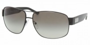 Prada PR 61LS Sunglasses Sunglasses - 7AX3M1 Shiny Black / Gray Gradient