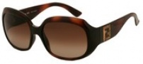 Fendi FS 501 Sunglasses - 238 Dark Havana / Brown Gradient
