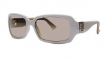 Fendi FS 451 Sunglasses - 104 White Gold / Brown