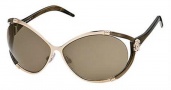 Roberto Cavalli Taigete Sunglasses - O772 Light Gold Bronze / Brown