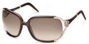 Roberto Cavalli Talisia 370 Sunglasses Sunglasses - O483 White Gold / Brown Gradient