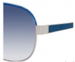 Juicy Couture Regal Sunglasses  Sunglasses - 06LB Shiny Ruthenium / Blue Metal (XO navy gradient lens)