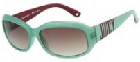 Juicy Couture Sweet Pea Sunglasses - 0EH1 Teal (YY brown gradient lens)