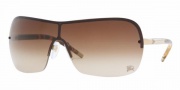 Burberry BE3033 Sunglasses Sunglasses - 100213 Burberry Gold / Brown Gradient