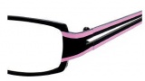 Juicy Couture Behave Eyeglasses Eyeglasses - 0JQB Black / Pink Striped