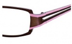 Juicy Couture Behave Eyeglasses Eyeglasses - 0JQA Brown / PInk Striped
