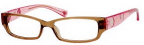 Juicy Couture Little Drama Eyeglasses Eyeglasses - 0DJ3 Brown Pink Fade
