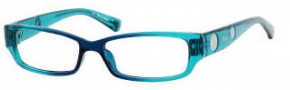 Juicy Couture Little Drama Eyeglasses Eyeglasses - 0DN1 Navy Teal