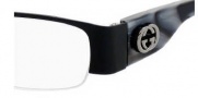 Gucci 2859 Eyeglasses Eyeglasses - 0N1L Black / Gray Mother of Pearl