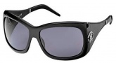 Roberto Cavalli RC453S Sunglasses Sunglasses - O01A Black / Smoke 